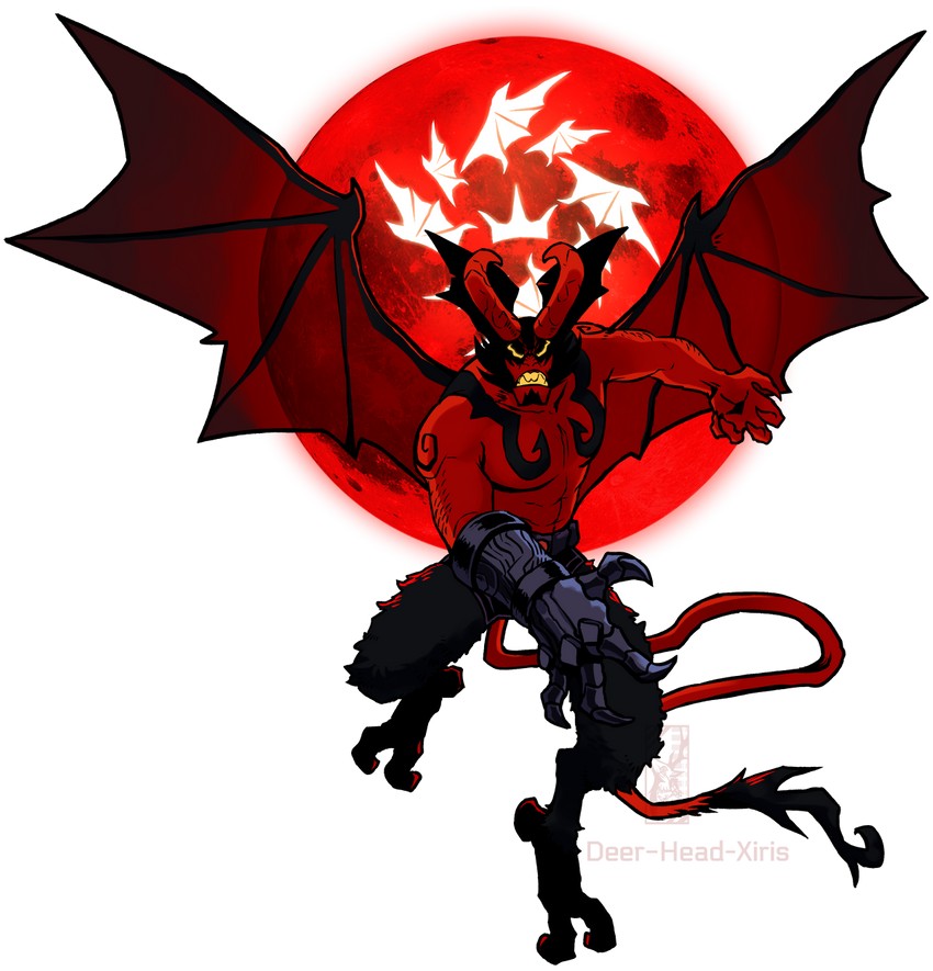 devilman and hellboy (devilman and 2 more) drawn by deer-head