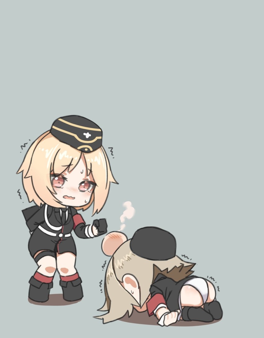 mp40 and mp41 (girls' frontline) drawn by toryu_fufu