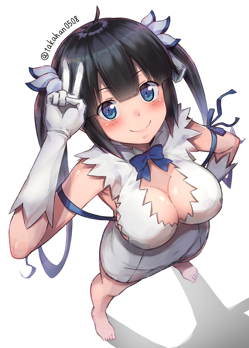 hestia (dungeon ni deai wo motomeru no wa machigatteiru darou ka) drawn by takahan