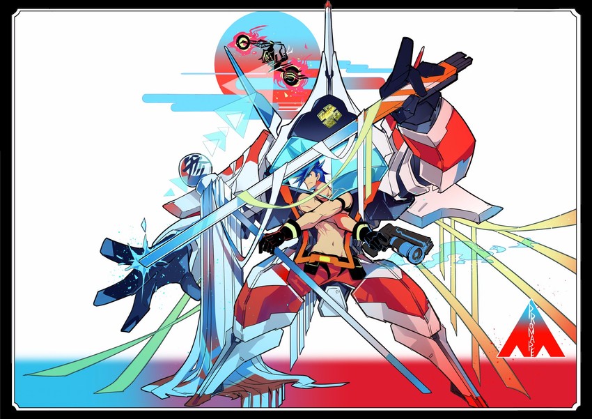 lio fotia and galo thymos (promare) drawn by manbou_no_ane