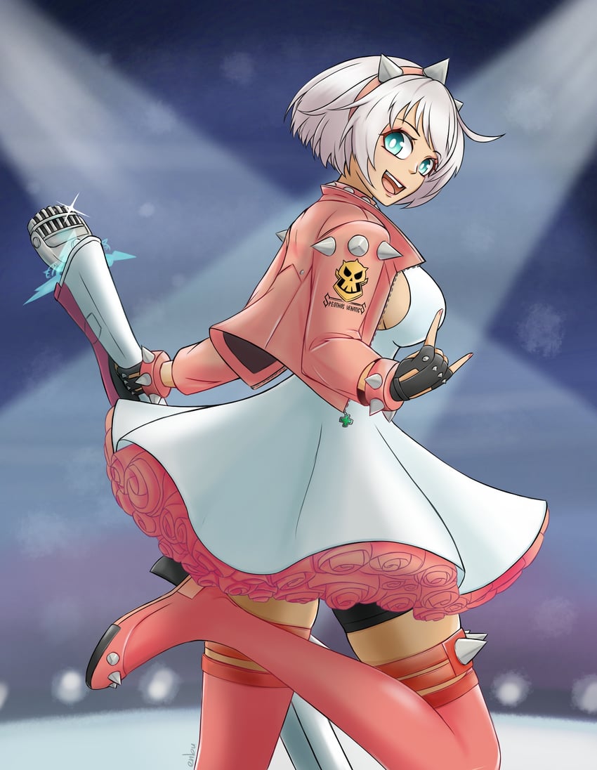 elphelt valentine (guilty gear and 1 more) drawn by enbu_(enbu_steel00)