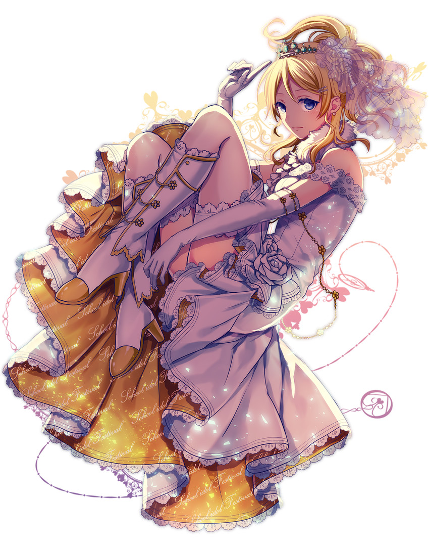 ayase eli (love live! and 2 more) drawn by ono_(0_no)