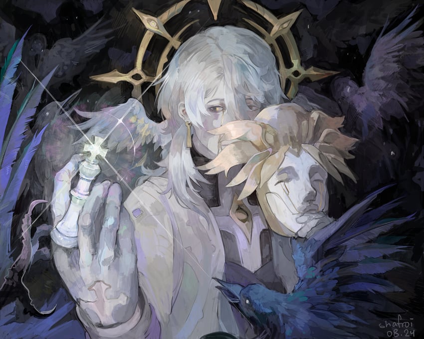 sunday and septimus (honkai and 1 more) drawn by shafroii