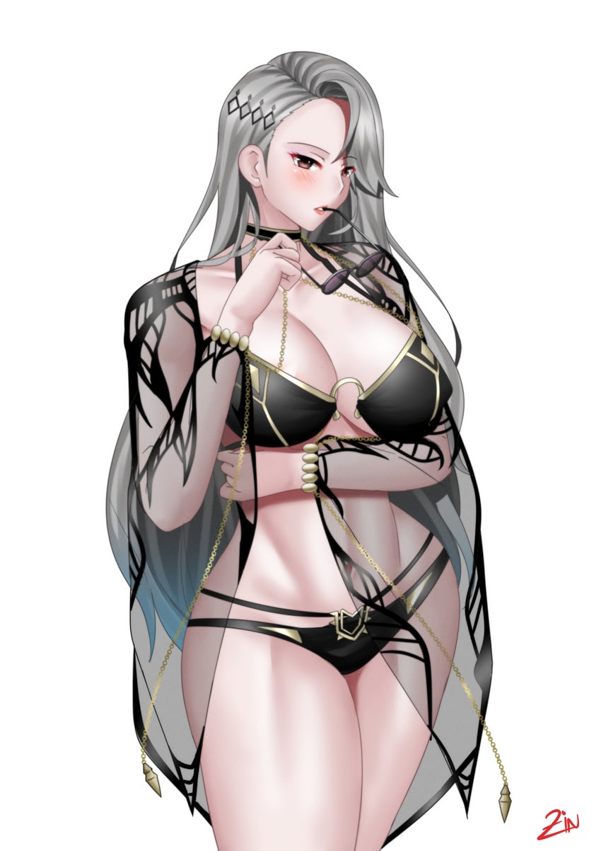 carmilla and niijima sae (fate and 3 more) drawn by zinfian