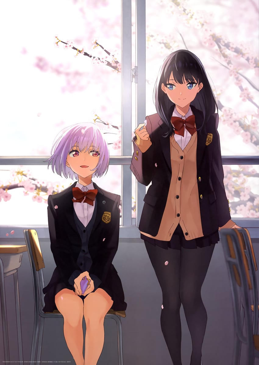 takarada rikka and shinjou akane (gridman universe and 1 more)