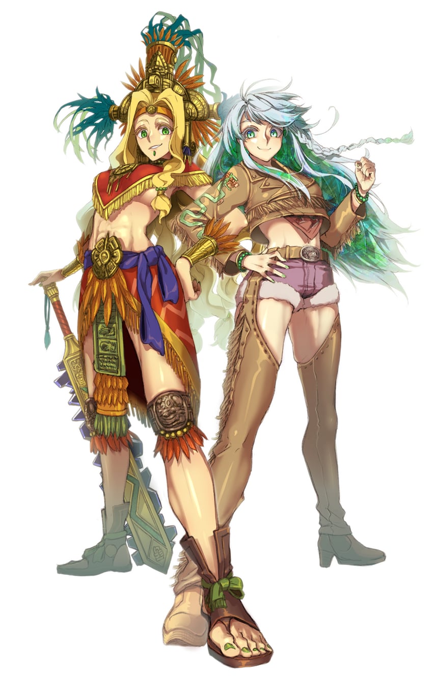 quetzalcoatl and kukulkan (fate and 1 more) drawn by ena1215