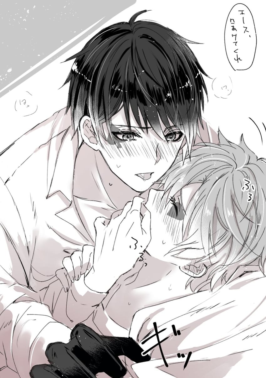 ace trappola and deuce spade (twisted wonderland) drawn by mofu_twst