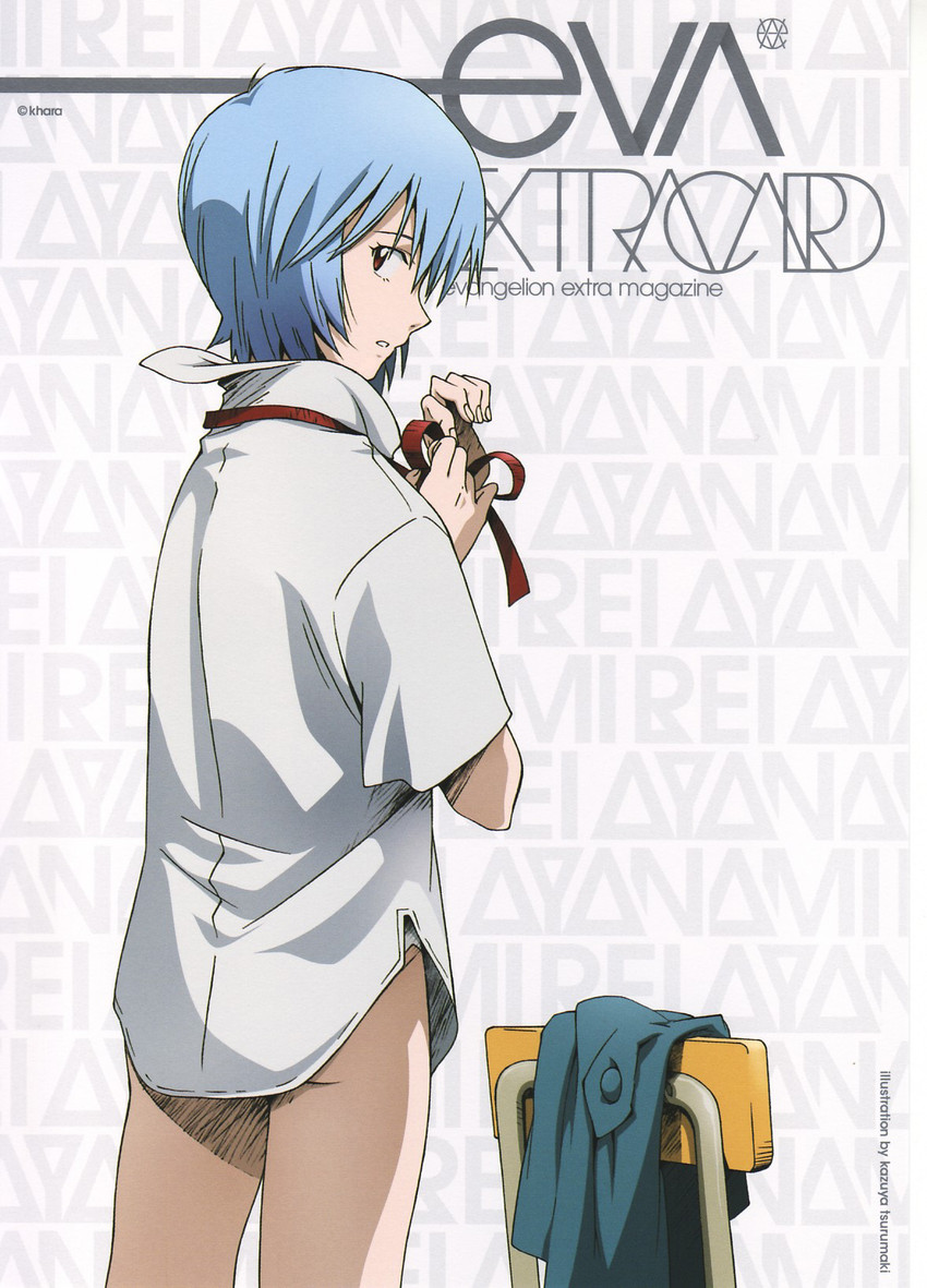 ayanami rei (neon genesis evangelion and 1 more) drawn by tsurumaki_kazuya