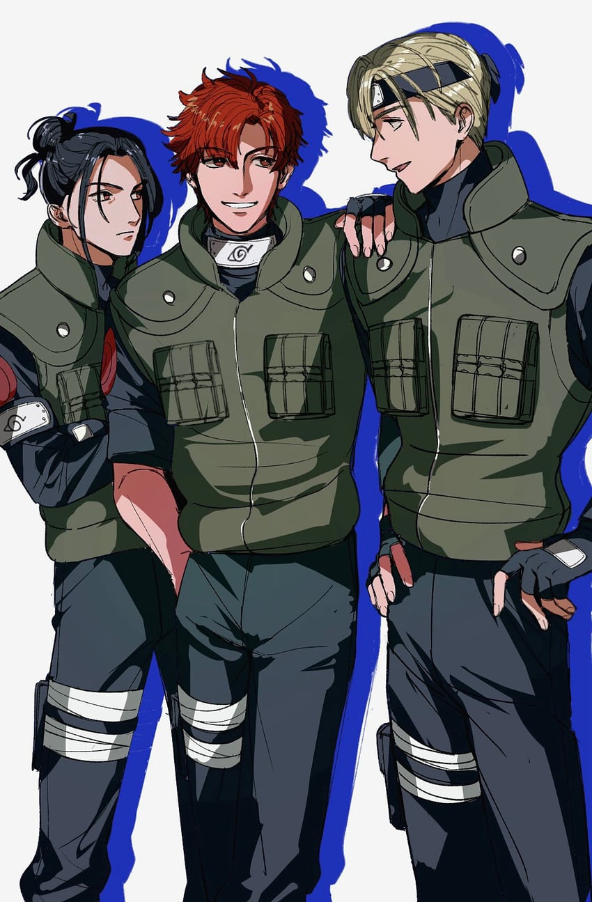 dimitri alexandre blaiddyd, sylvain jose gautier, and felix hugo fraldarius (fire emblem and 2 more) drawn by amikoiiko