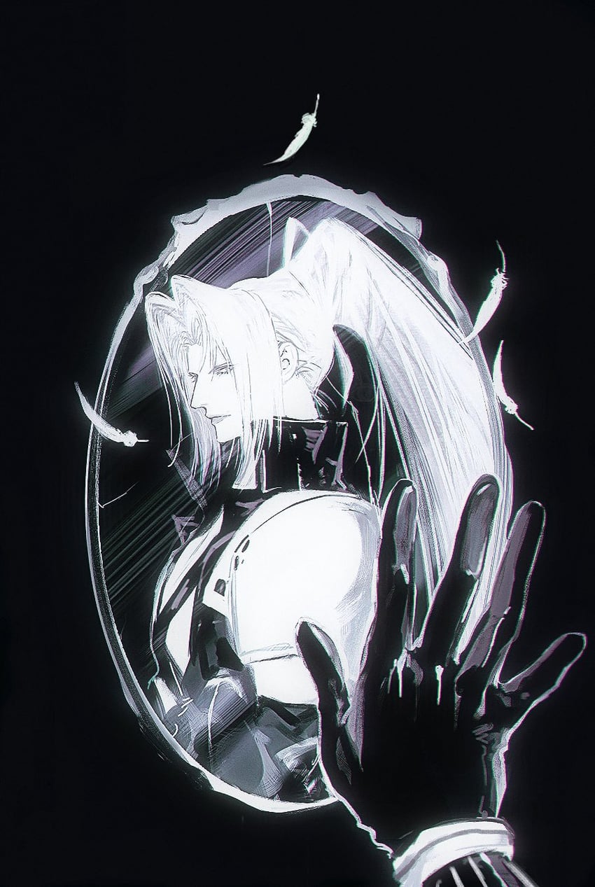 sephiroth (final fantasy and 1 more) drawn by hayashishisou