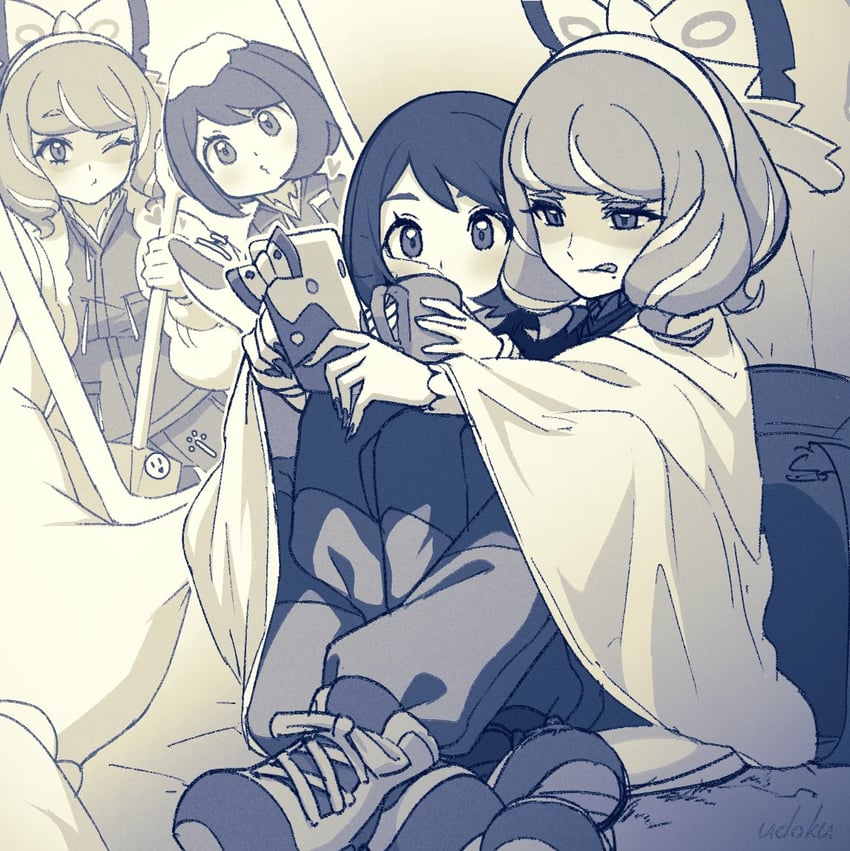 gloria and klara (pokemon and 1 more) drawn by u-doku