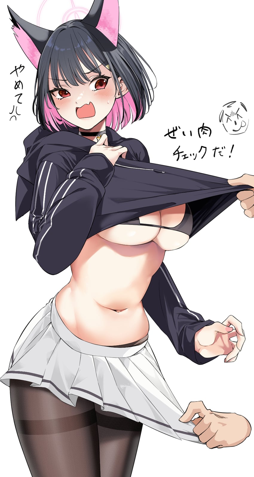sensei, doodle sensei, and kazusa (blue archive) drawn by itamikiko