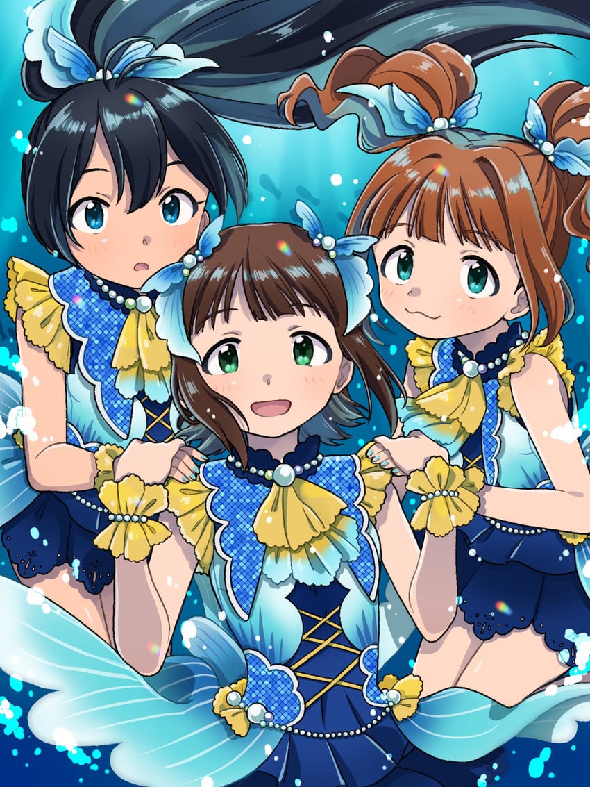 amami haruka, ganaha hibiki, and takatsuki yayoi (idolmaster and 2 more) drawn by naruse_ill
