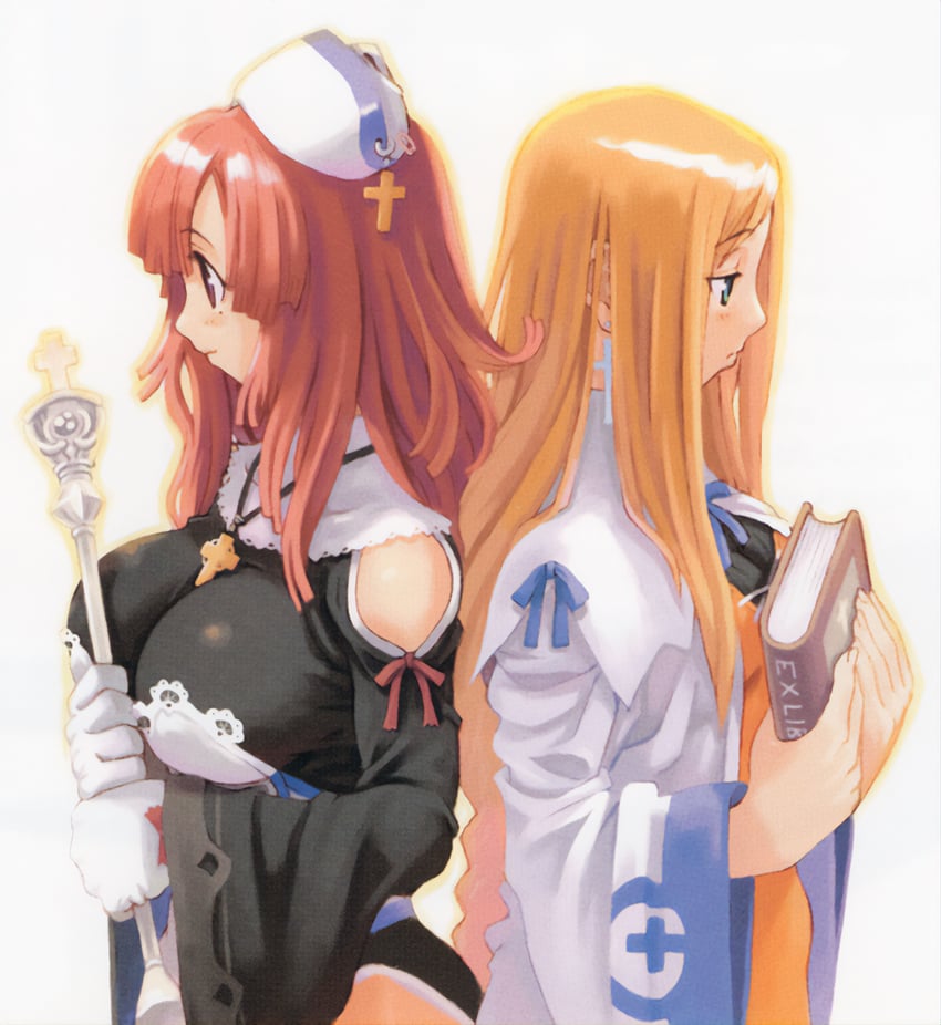 prier and alouette (la pucelle) drawn by ryoji_(nomura_ryouji)