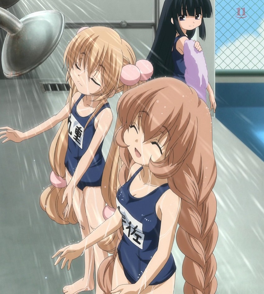 kokonoe rin, kagami kuro, and usa mimi (kodomo no jikan)