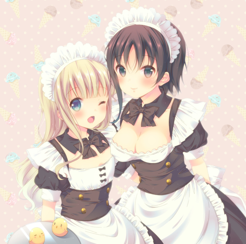 hagino chiaki and hiiragi mayuki (hinako note) drawn by march-bunny