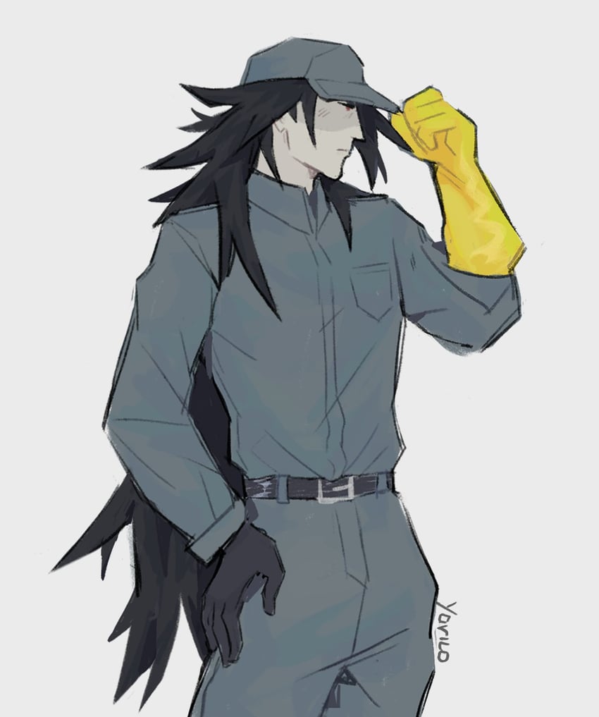 vincent valentine (final fantasy and 2 more) drawn by turborozpruwacz