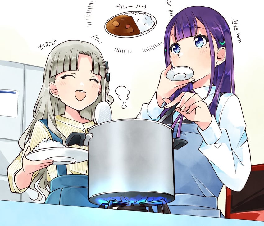 ichinose hotaru and nagamine kaede (22/7) drawn by trefle_r