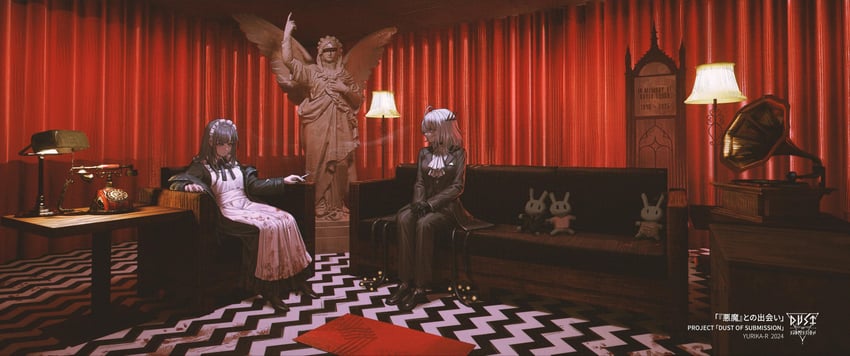meguro roudoku, alicia, and david lynch (original and 1 more) drawn by yurika-r