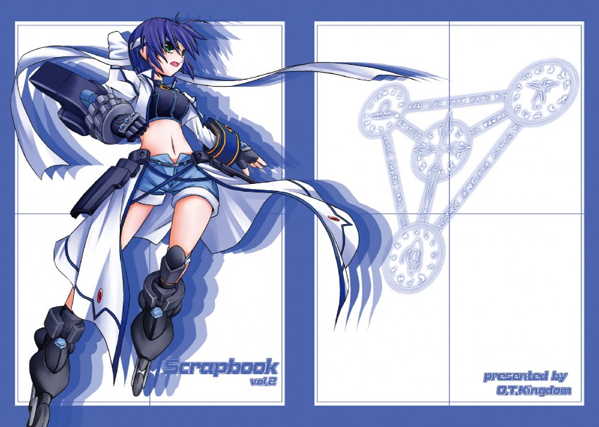subaru nakajima and revolver knuckle (lyrical nanoha and 1 more) drawn by yuuka_(o.t.kingdom)