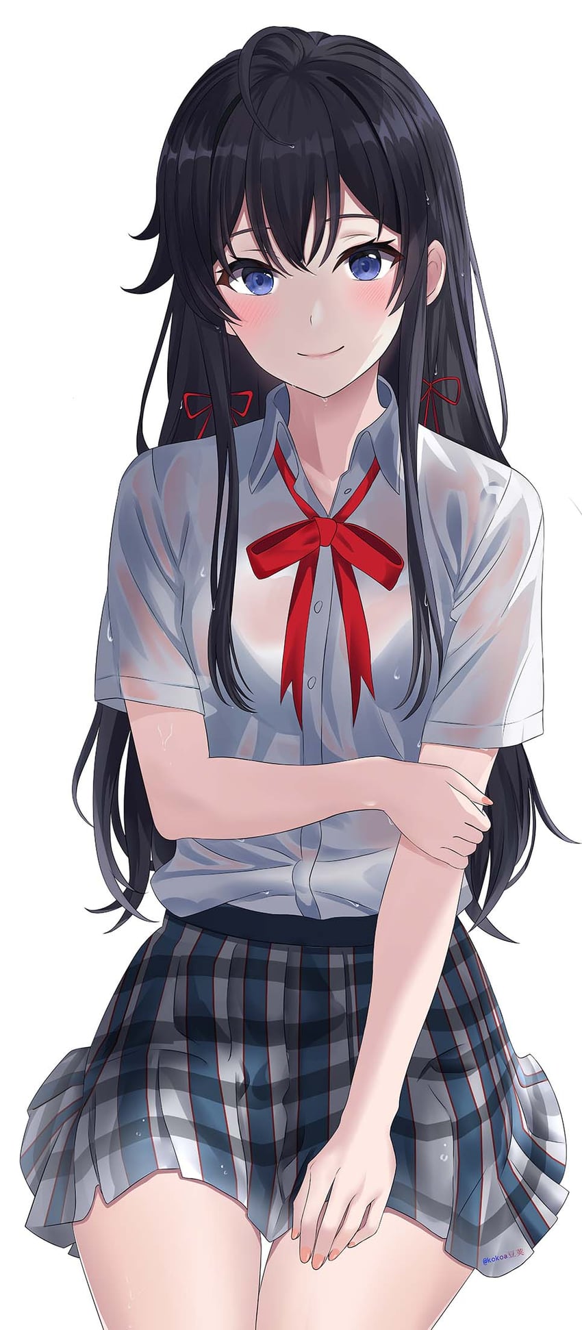 yukinoshita yukino (yahari ore no seishun lovecome wa machigatteiru.) drawn by kokoa_(user_zrrr5457)