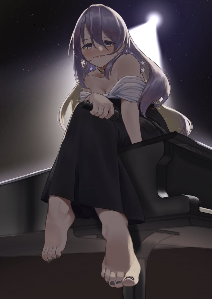 moona hoshinova (hololive and 1 more) drawn by aiharararara