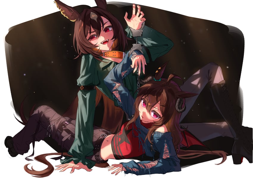 sirius symboli and nakayama festa (umamusume) drawn by gul_(parfaitgul)