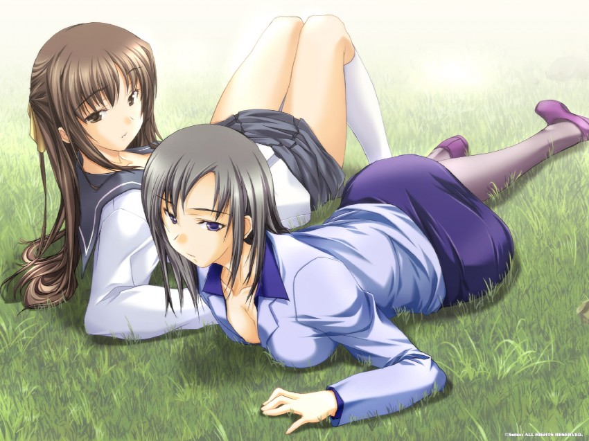 hizuki ayumi and hizuki shino (ringetsu) drawn by kawagishi_keitarou