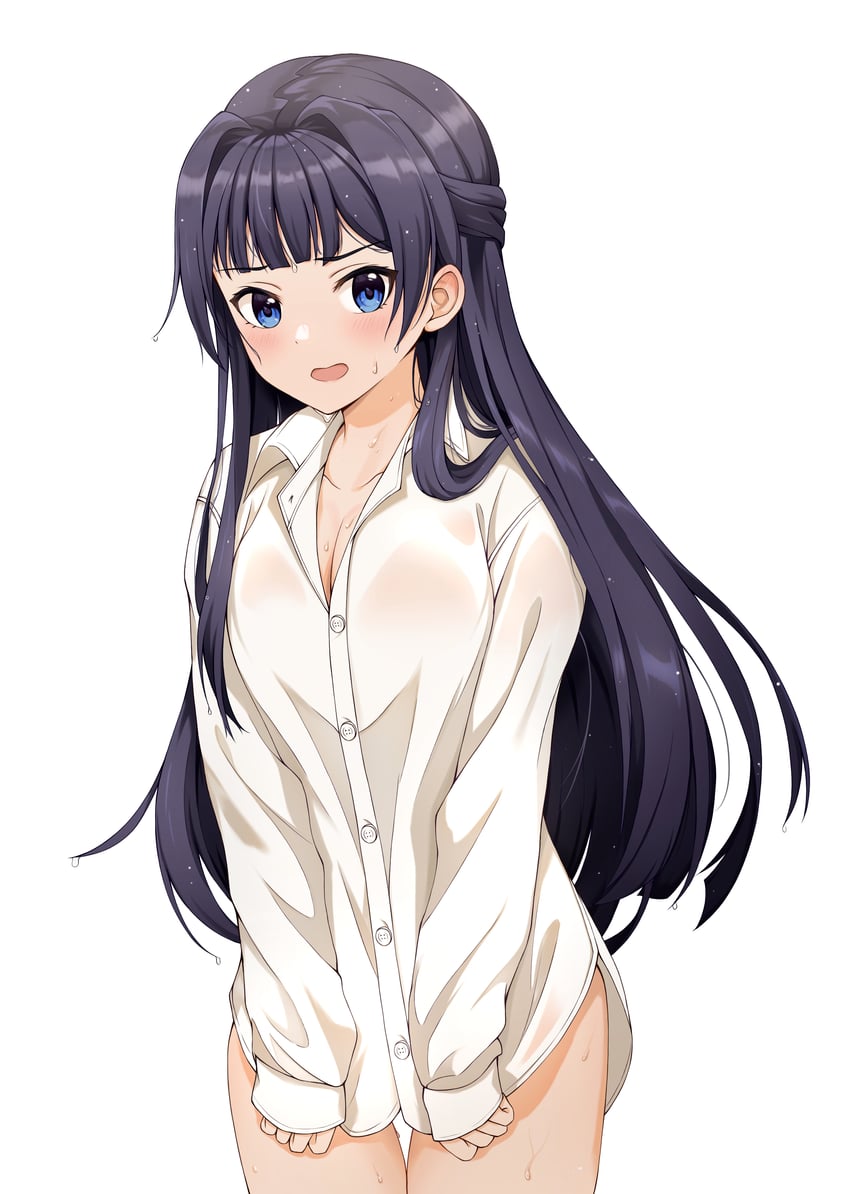 mogami shizuka (idolmaster and 2 more) drawn by sulgi_park