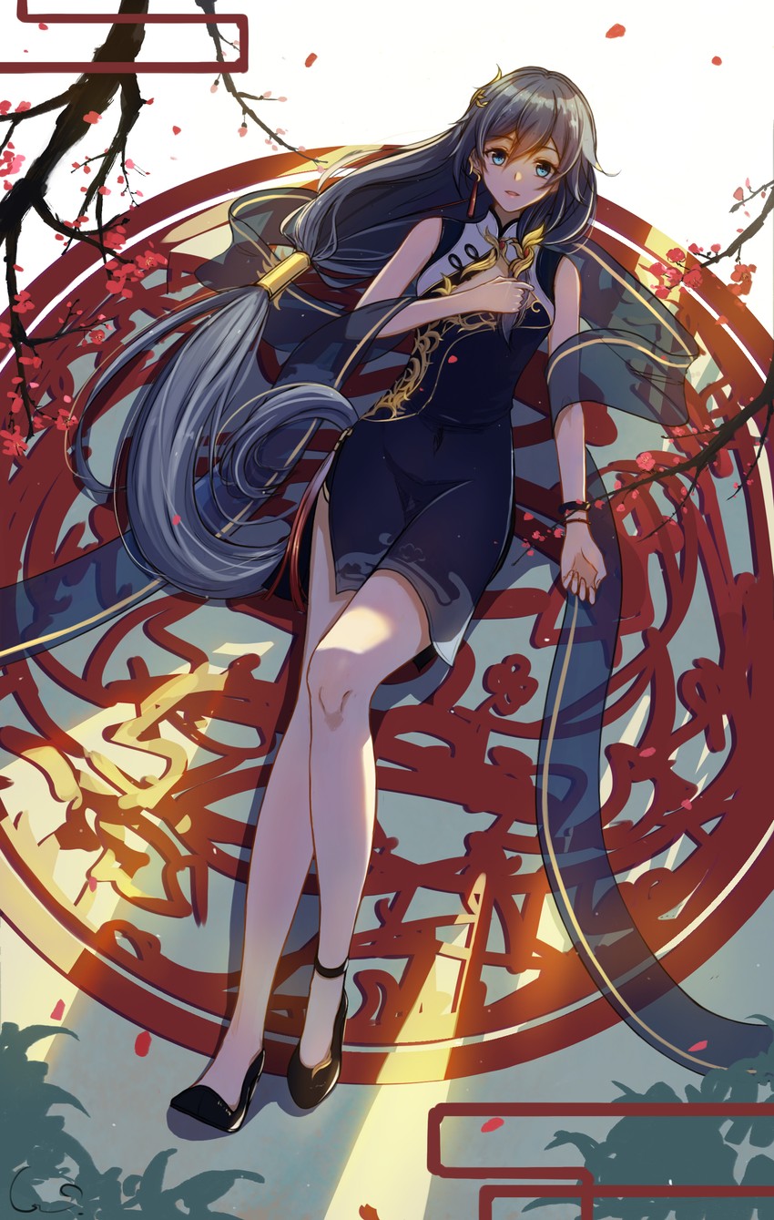 fu hua (honkai and 1 more) drawn by qwerggthankyou