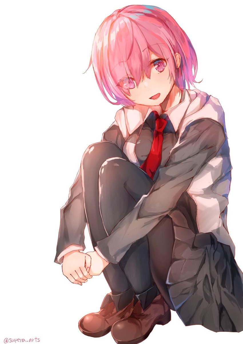 mash kyrielight (fate and 1 more) drawn by supera