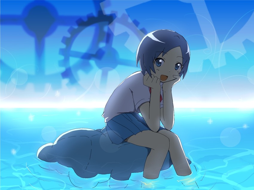 sorano aoi and wonderbat (inazuma eleven and 2 more) drawn by mikota_(showata)