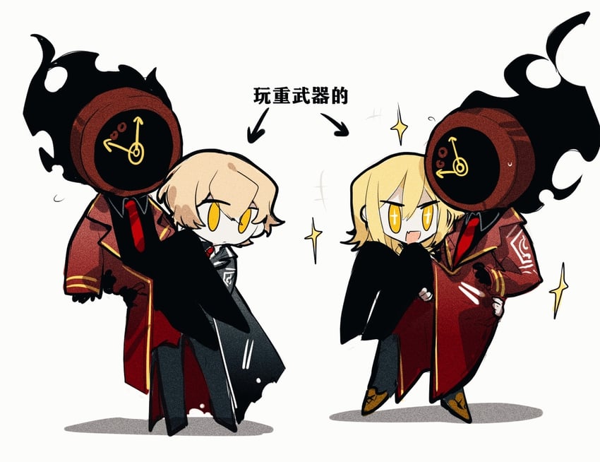 don quixote, sinclair, and dante (project moon and 1 more) drawn by aislan