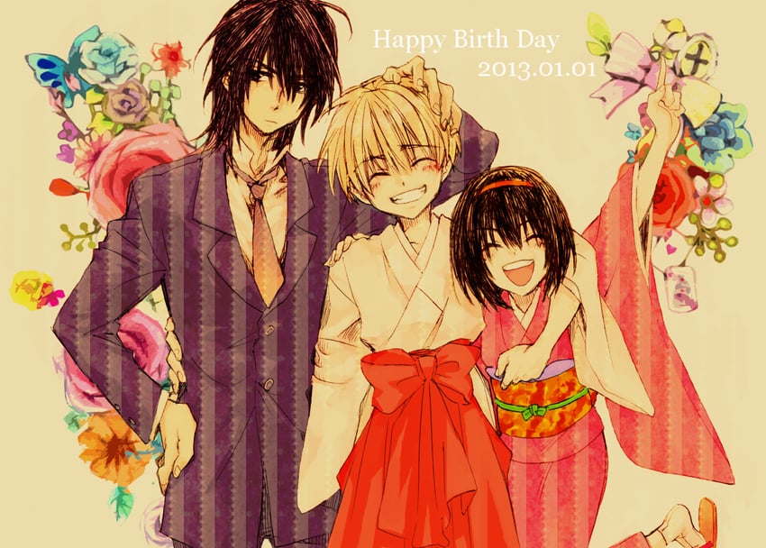 haruka, youko, and ichinomiya kantarou (tactics) drawn by yuki_(hello_idiot)