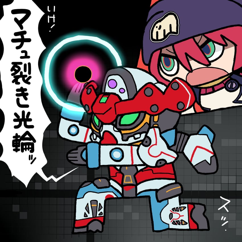 amate yuzuriha and gquuuuuux (gundam and 3 more) drawn by yielder