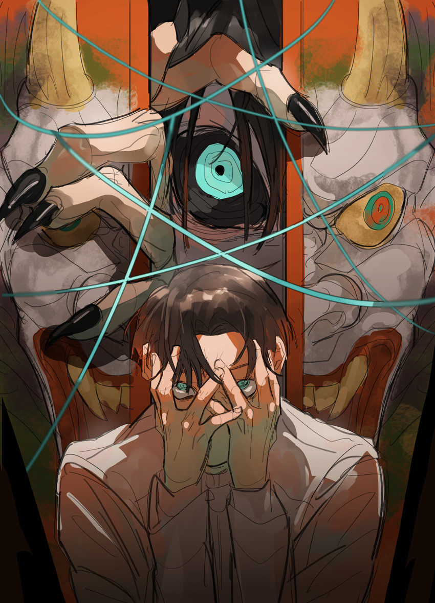 kagero and igarashi daiji (kamen rider and 1 more) drawn by bbbb_fex