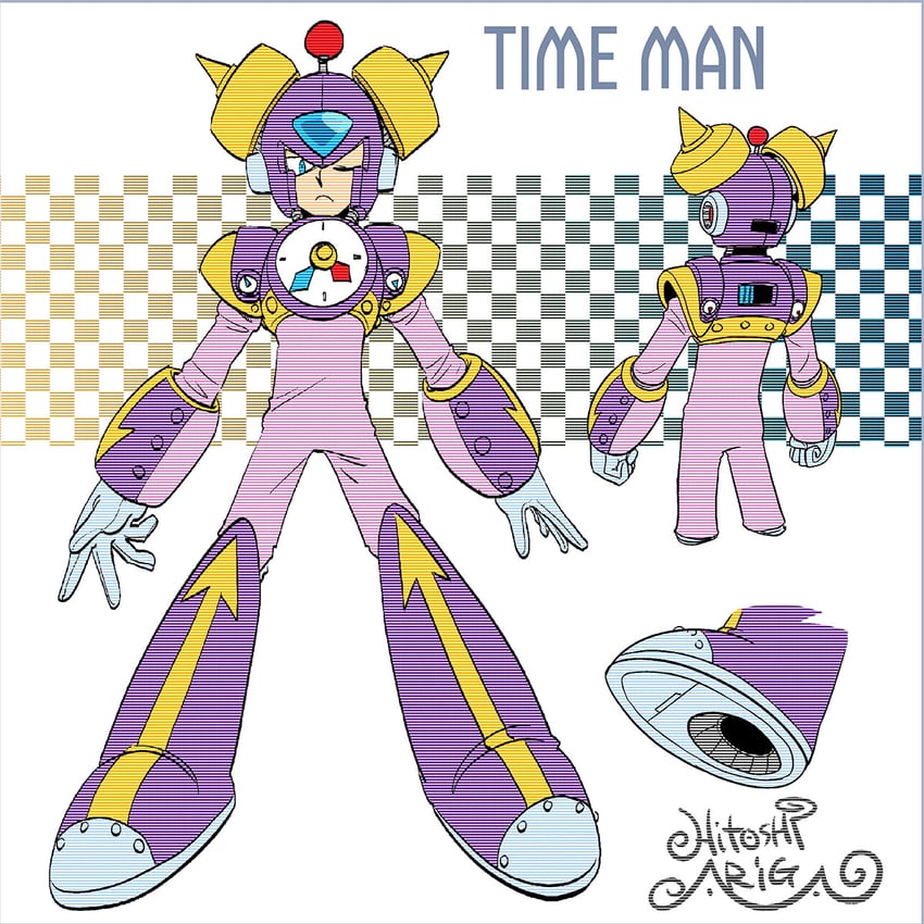 time man (mega man and 2 more) drawn by ariga_hitoshi