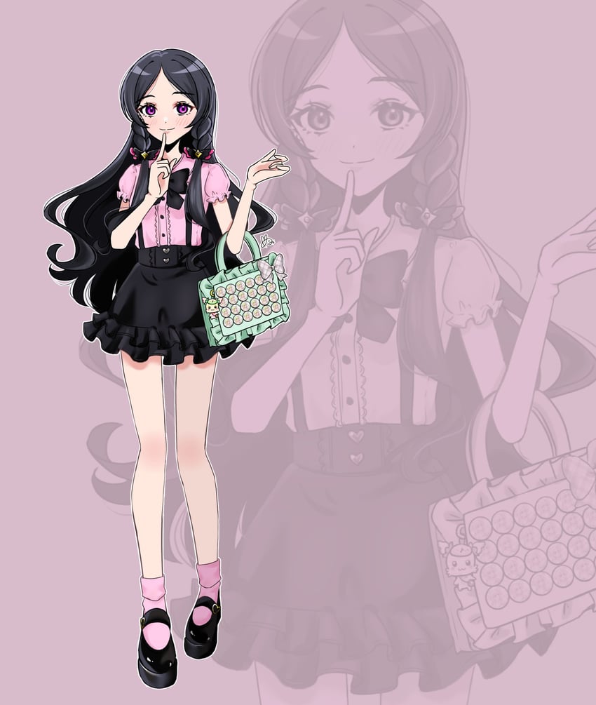 purirun and meroron (precure and 1 more) drawn by curemegumi
