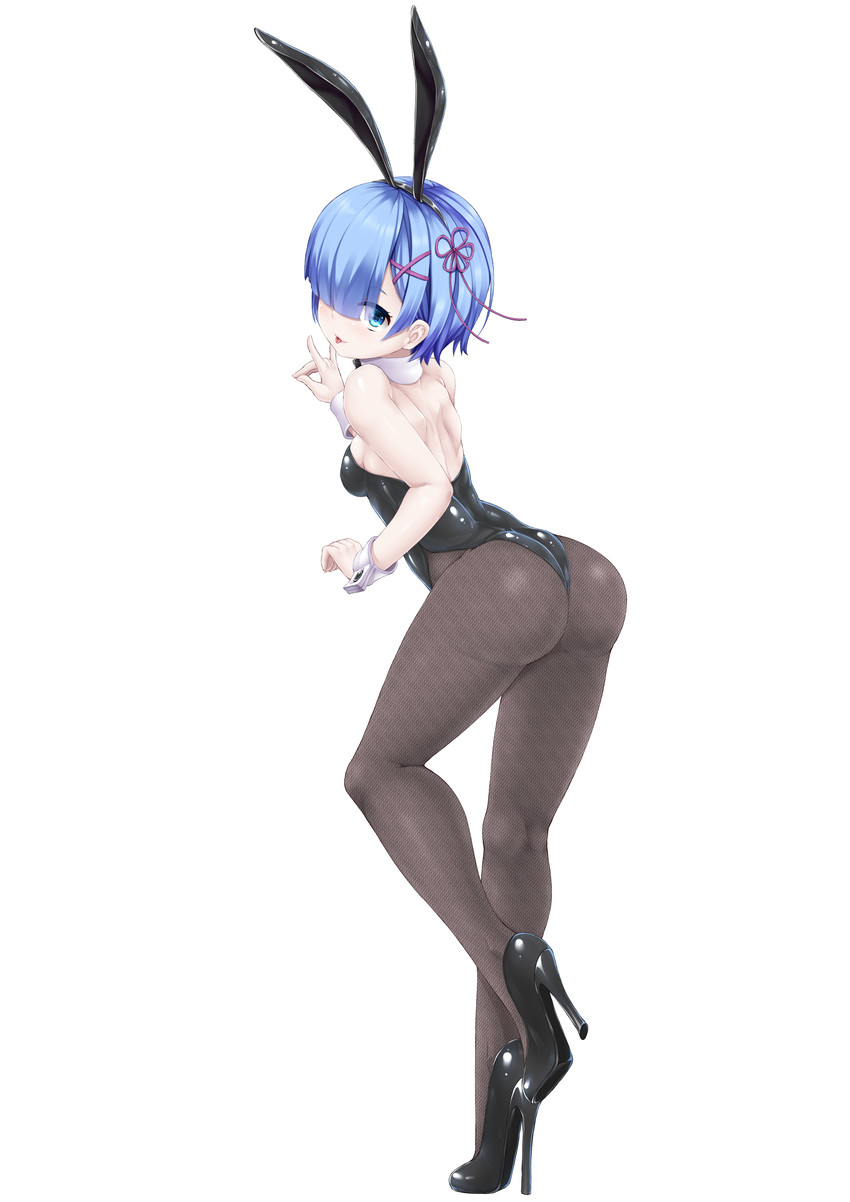 rem (re:zero kara hajimeru isekai seikatsu) drawn by amau_(kosmos)