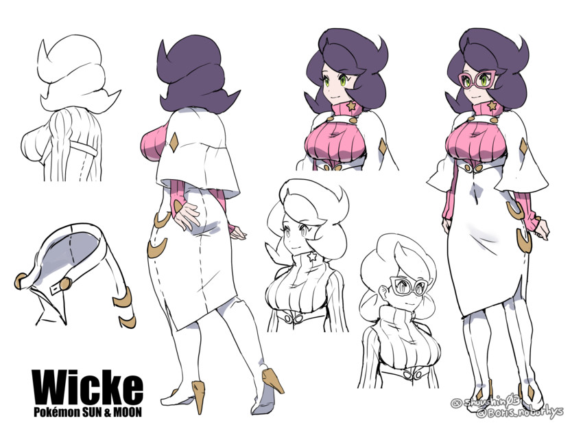 wicke (pokemon and 1 more) drawn by boris_(noborhys)