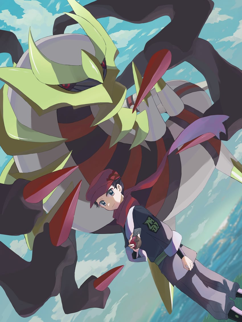 rei and giratina (pokemon and 1 more) drawn by nouson