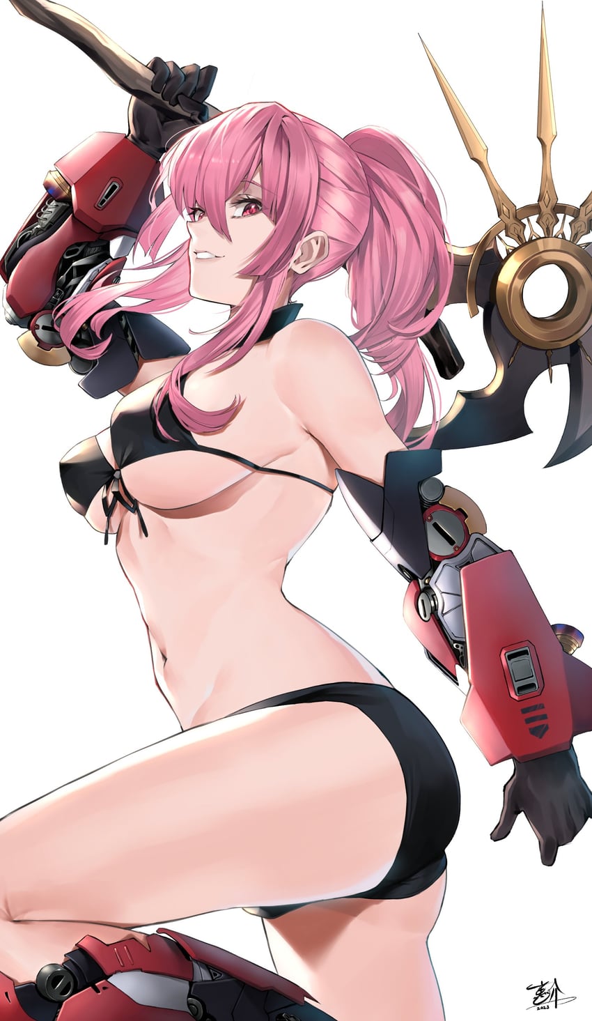 mori calliope (hololive and 1 more) drawn by keisuke_desu~