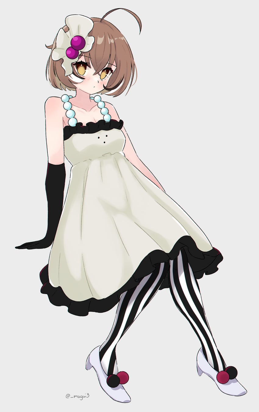 nanashi mumei and hirasawa yui (hololive and 2 more) drawn by magui3