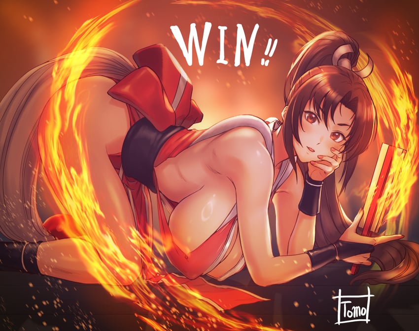 shiranui mai (street fighter and 2 more) drawn by tomo_eokaiteru