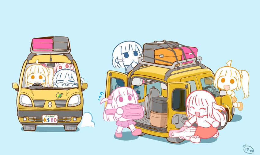 gotoh hitori, kita ikuyo, ijichi nijika, and yamada ryo (bocchi the rock!) drawn by hanomido