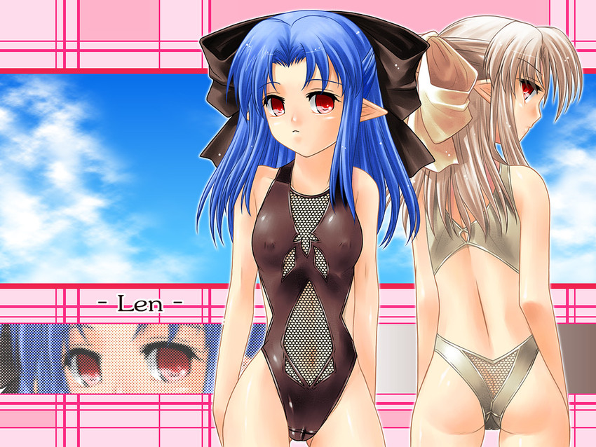 len and white len (tsukihime and 1 more) drawn by ayato