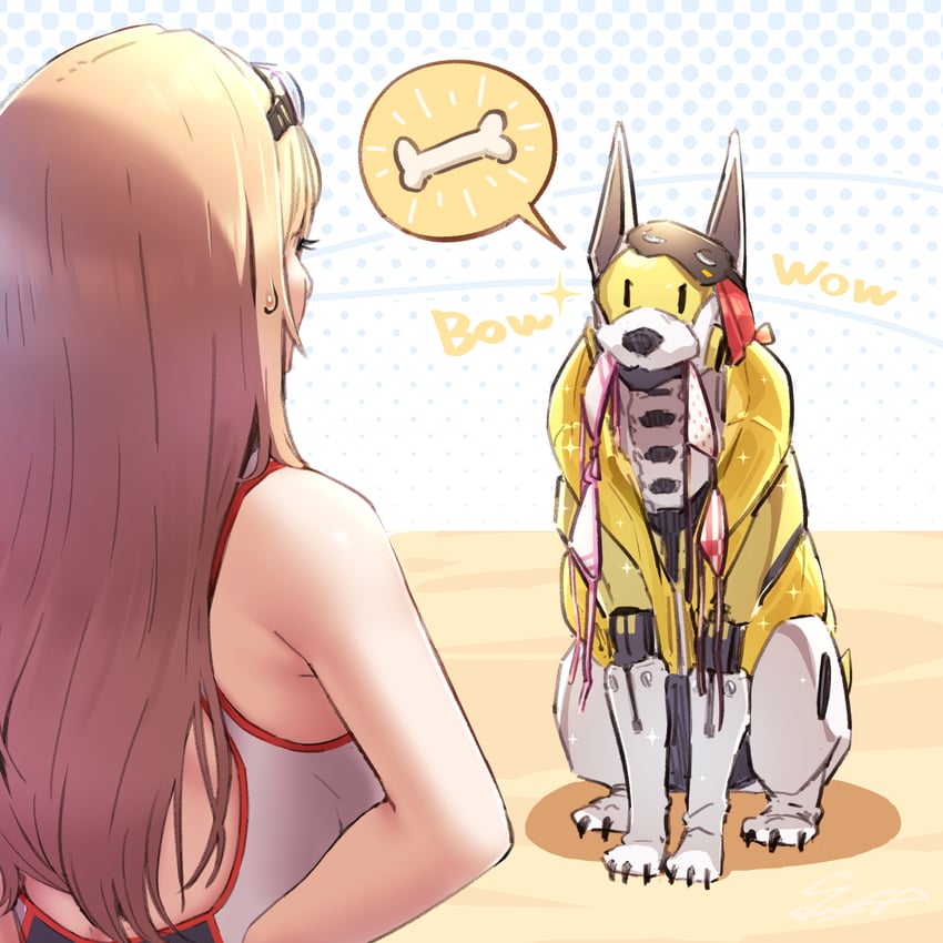 rapi and volt (goddess of victory: nikke) drawn by sawasa