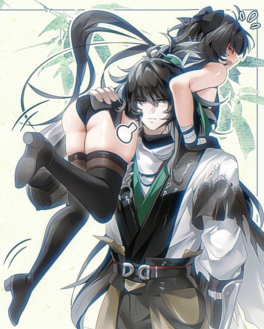 rover, female rover, and qiuyuan (wuthering waves) drawn by rourou_(been)