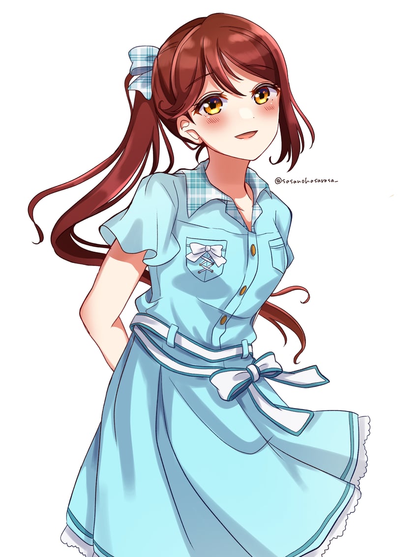 sakurauchi riko (love live! and 1 more) drawn by sasakura_sakura
