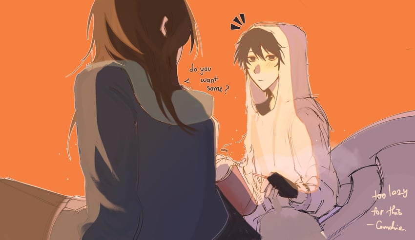 simon henriksson and sophie (cry of fear) drawn by konicomchiee